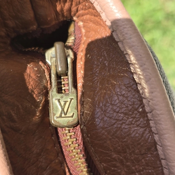 Authentic Louis Vuitton Vintage PM  Weekender Tote Sac Bag Brown Women 18x11 - Picture 12 of 16